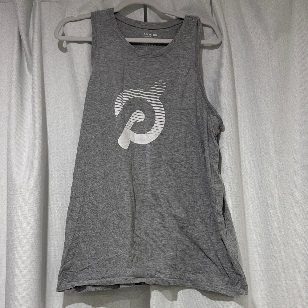 Peloton Heather Gray Workout Tank